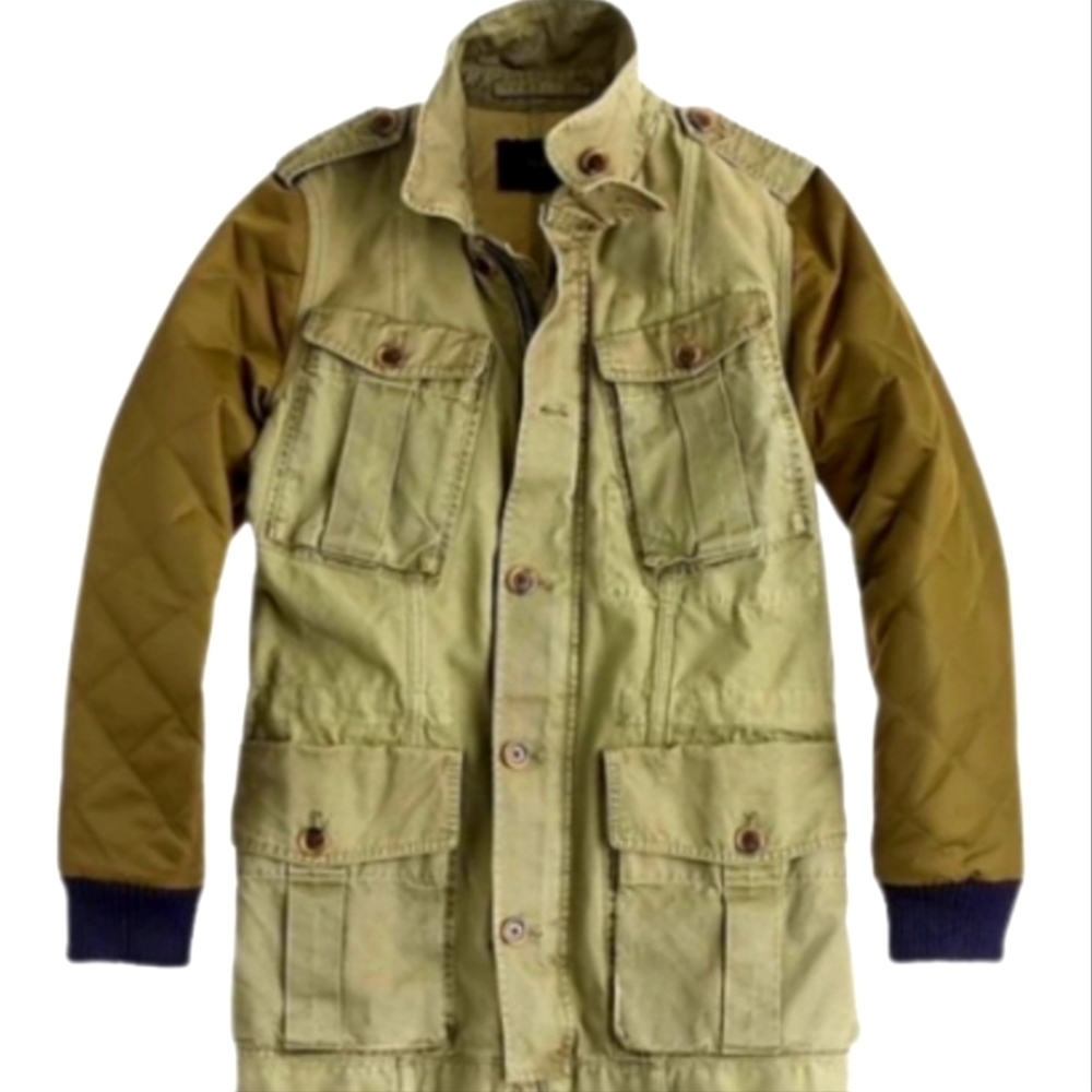 J Crew Mixed Utility Jacket